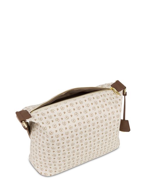 Borsa Hobo Heritage Logo Classic Avorio/marrone POLLINI | TE8400PP02Q11/10C